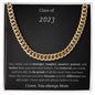 Class of 2020 Son- Cuban link chain