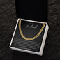 Husband- Cuban link chain