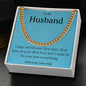 To My Husband-Cuban Link Chain