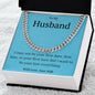 To My Husband-Cuban Link Chain