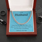 To My Husband-Cuban Link Chain